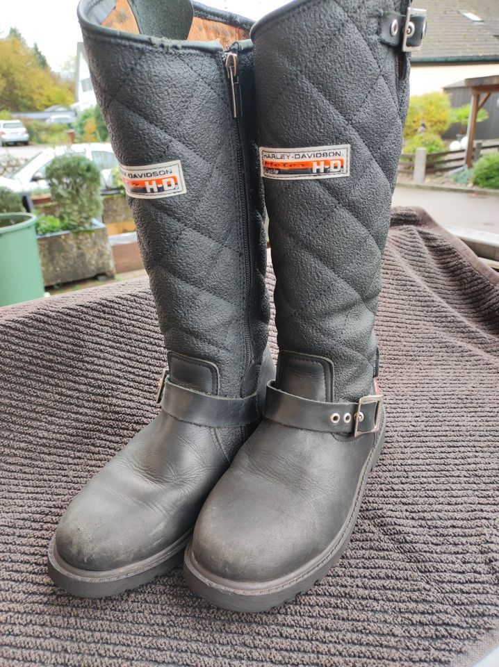 Harley-Davidson Motorradstiefel für Frauen, Größe 34 in Wehr