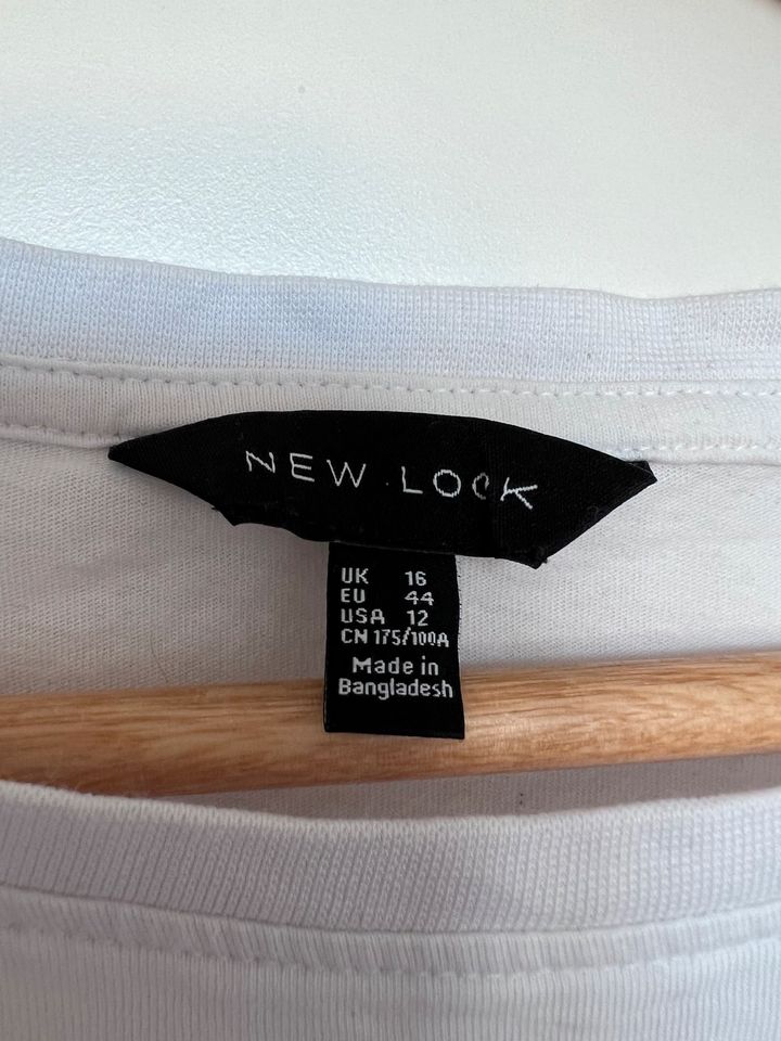 Weißes Shirt Saturday New Look 44 XXL Plus Size Curvy Fashion in Bielefeld