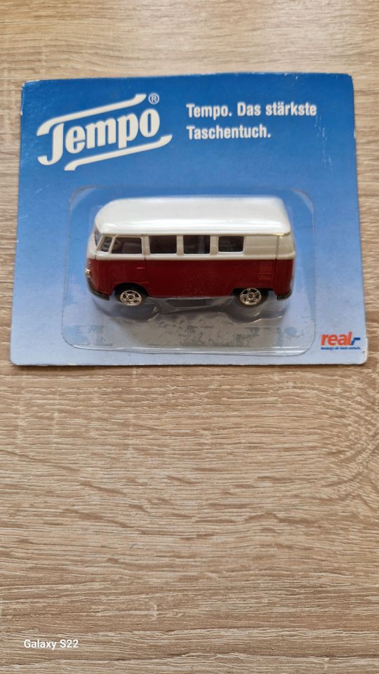 Sammelaktion von real,- Tempo VW-Bus T1 Oldtimer in Herten