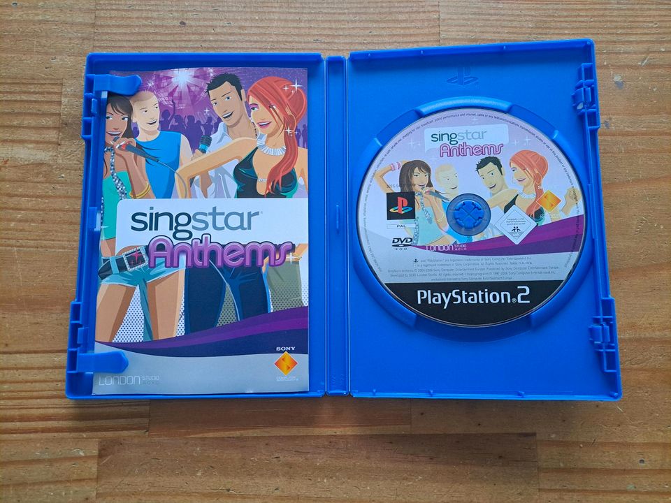 Playstation 2 Singstar Spiele mit 3 Mikrofonen in Nauort