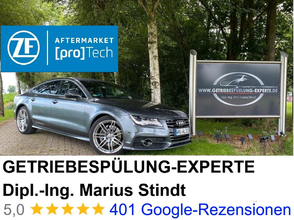 ZF [pro]Tech start Partner und Marktführer,  Spülsystem ohne schädlichen Reiniger !! Getriebespülung BMW Mercedes F10 F11 F30 F31 E60 E61 E70 W211 W212 W213 DSG CVT Audi Ford Opel Wandler 31 Getriebe in Freiberg am Neckar