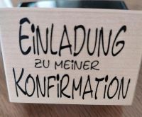 Holzstempel Einladung zu meiner Konfirmation Baden-Württemberg - Bretten Vorschau