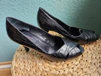 schwarze 5TH AVENUE high heel Peeptoes Pumps, gebr., Gr. 40 Hamburg - Bergedorf Vorschau