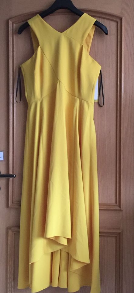 Kleid Karen millen Gr. 42 (eher 40) gelb in Sulzfeld am Main