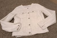 Damen Jeansjacke Gr. 40 weiß neuwertig Jacke Niedersachsen - Barßel Vorschau