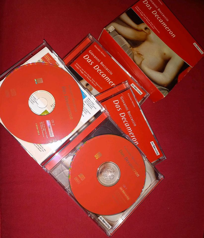 Hörbuch Das Decameron von G. Boccaccio 6 CDs im Schuber in Düsseldorf