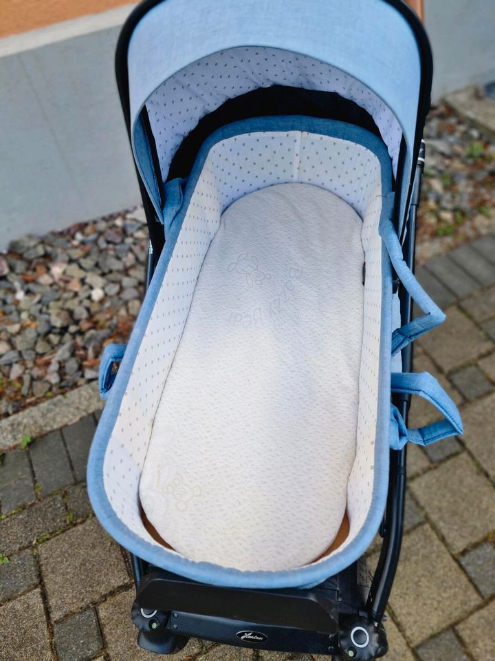 HARTAN Kinderwagen R1 GTS mit Kombitasche, Matratze, Ledergriff in Waldkirch