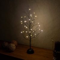 LED Lichterbaum 32 LEDs 40 cm schwarz Deko Weihnachtsbaum Batteri Bayern - Wemding Vorschau