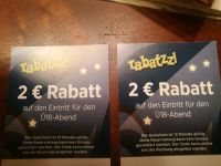 2 Stück Gutscheine je 2,00€ Rabattwert für Ü18-Abend im Rabatzz! Bremen - Horn Vorschau