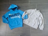 Junge 122: Hoodie Pullover blau + Katag Fleecejacke grau Münster (Westfalen) - Albachten Vorschau