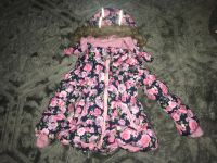 Gefütterte Steppjacke winterjacke blau rosa Blumen 98 Sachsen - Chemnitz Vorschau