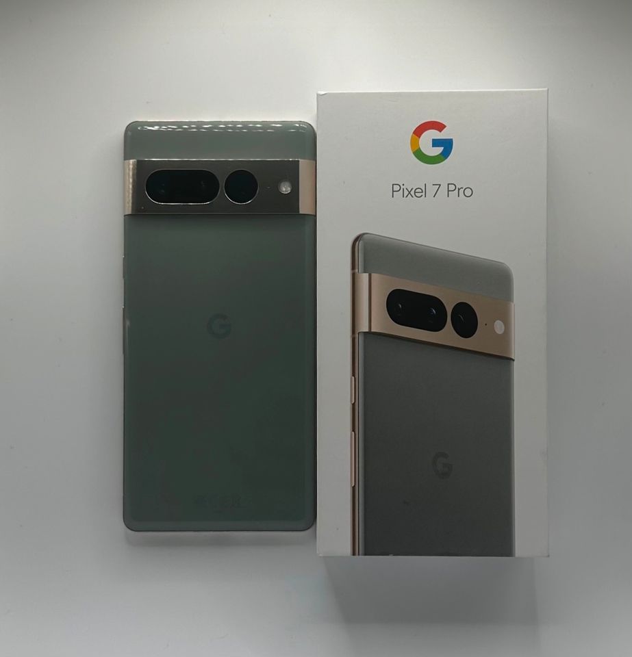Google Pixel 7 Pro 128GB Hazel/Grün / Garantie 02/2025 / Wie Neu in Dresden