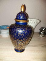 Vase mit Deckel Blumenmuster Schaller Wiesau Bavaria kobaltblau Niedersachsen - Nordenham Vorschau