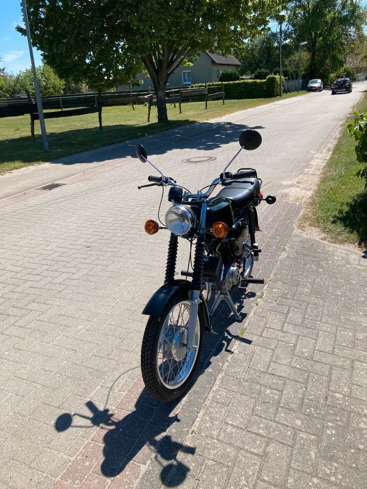 Simson S 51 3 Gang  Neuaufbau mit Papieren in Briesen (Mark)