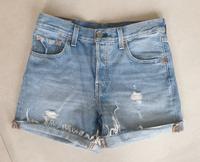 Levi's Jeans Shorts  Gr. 25 ca. 36 Used Elemente hellblau Nordrhein-Westfalen - Langenfeld Vorschau
