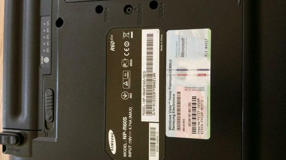 Laptop von Samsung R60 plus in Meißen