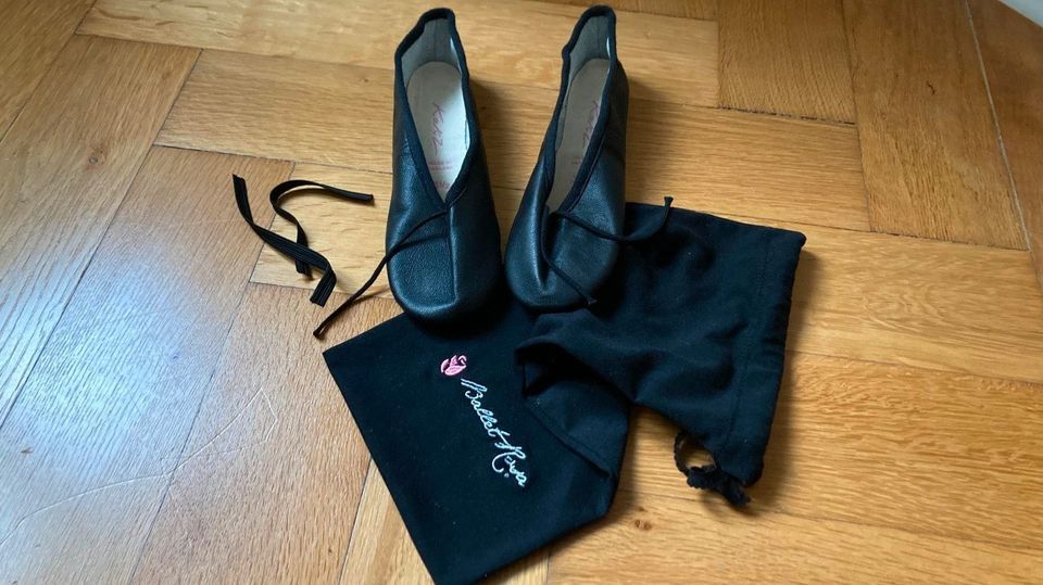 schwarze Ballettschuhe von "Katz" aus Echtleder, Größe 36 | NEU in Berlin