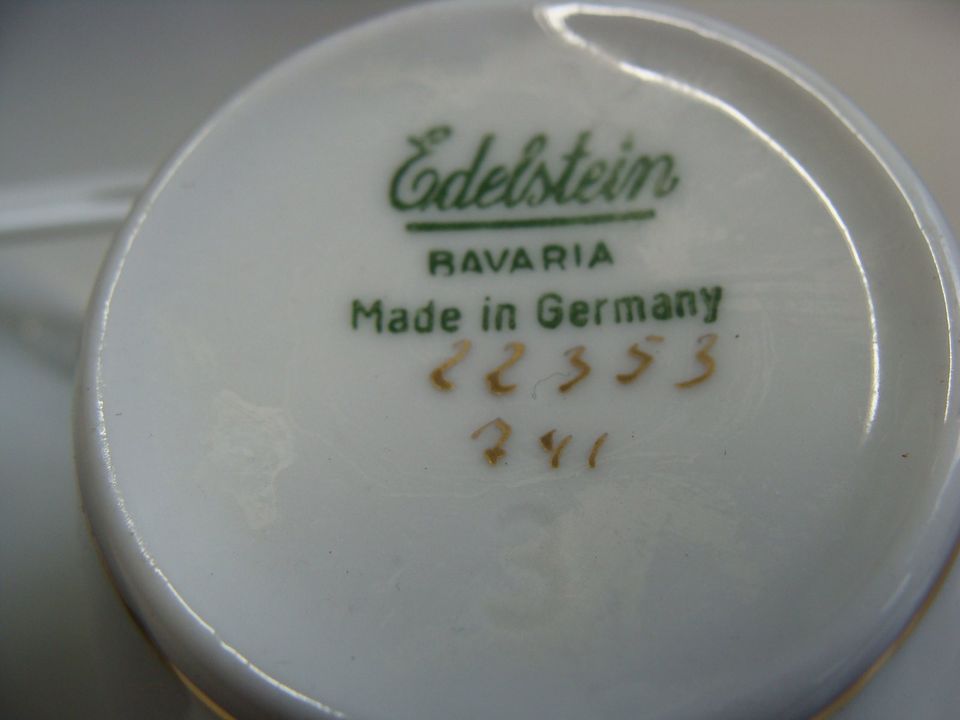 Edelstein Bavaria 22353 -541 Kaffeeservice Goldrand in Langenselbold