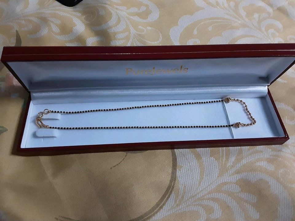 Unbenutz Echte Gelb Gold 916/22 karat Mangalsutra Kette 40cm in Gelnhausen