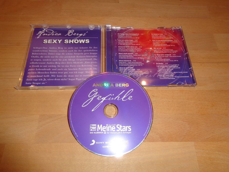 Andrea Berg - Gefühle, Meine Stars Edition, CD, Schlager, Pop in Hemdingen