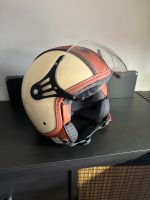 Motorrad Roller Mofa Helm vintage Leder L Visier Bayern - Kürnach Vorschau