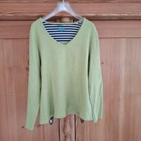 Boden UK 18 Gr 40 42 44 Feinstrick Shirt lindgrün Bayern - Prichsenstadt Vorschau