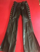 Escada ausgefallene Lamm Nappa Leder Hose 36/38 mit Metall Ringe Niedersachsen - Meine Vorschau