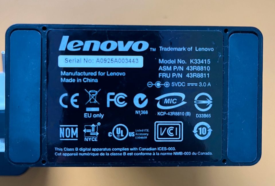 Lenovo (IBM) K33415 Docking Station Port Replicator in Mönchengladbach