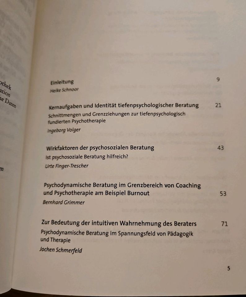 Psychodynamische Beratung in pädagogischen Handlungsfeldern Psyc in Neustadt