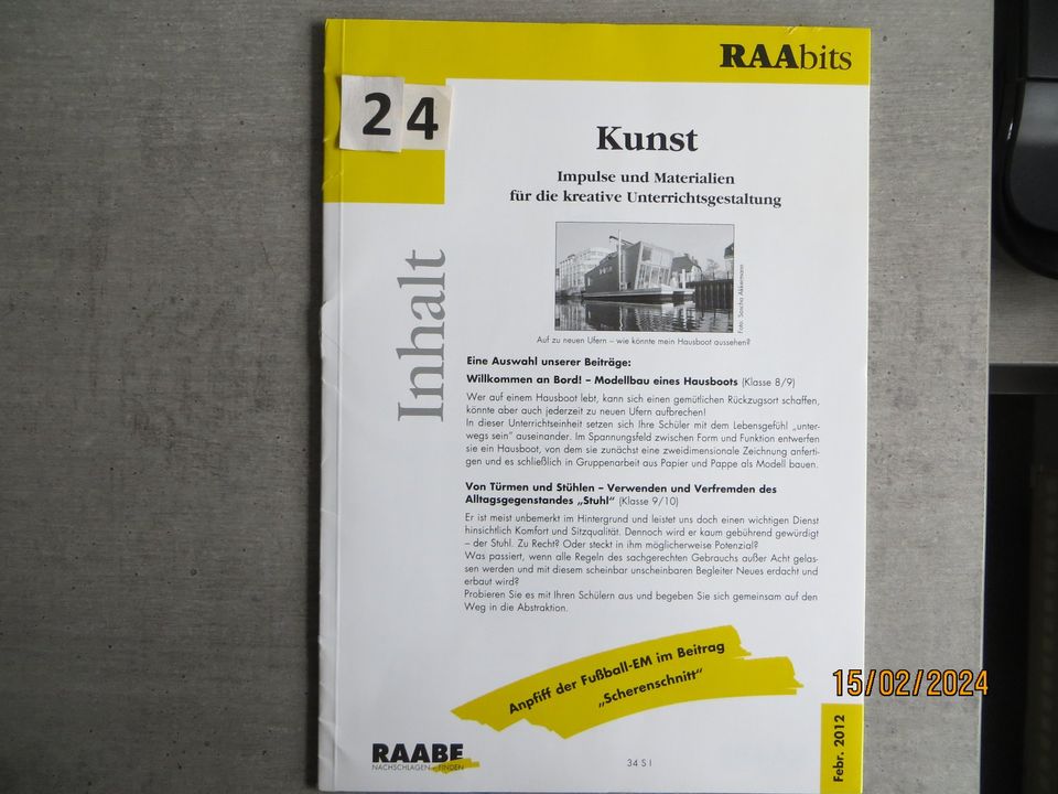 Nr.: 24 Kunst Impulse u. Materialien für die kreative Unterricht in Wolfsburg