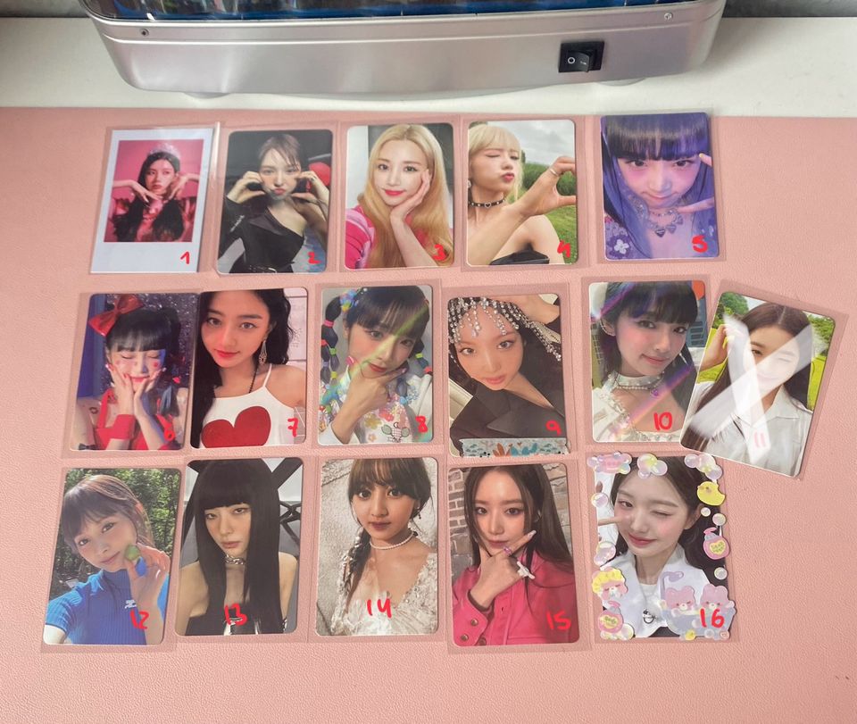 Twice red velvet wonyoung ive yena apink pc photocard pob ld in Velbert
