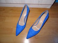 NEU Verlousleder Wildleder Optik Stilettos Pumps Blau Gr. 40 Bayern - Landsberg (Lech) Vorschau