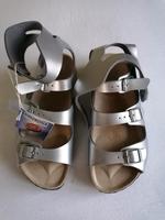 silbergraue Sandalen 38 Birkenstock Athen Bayern - Hilpoltstein Vorschau