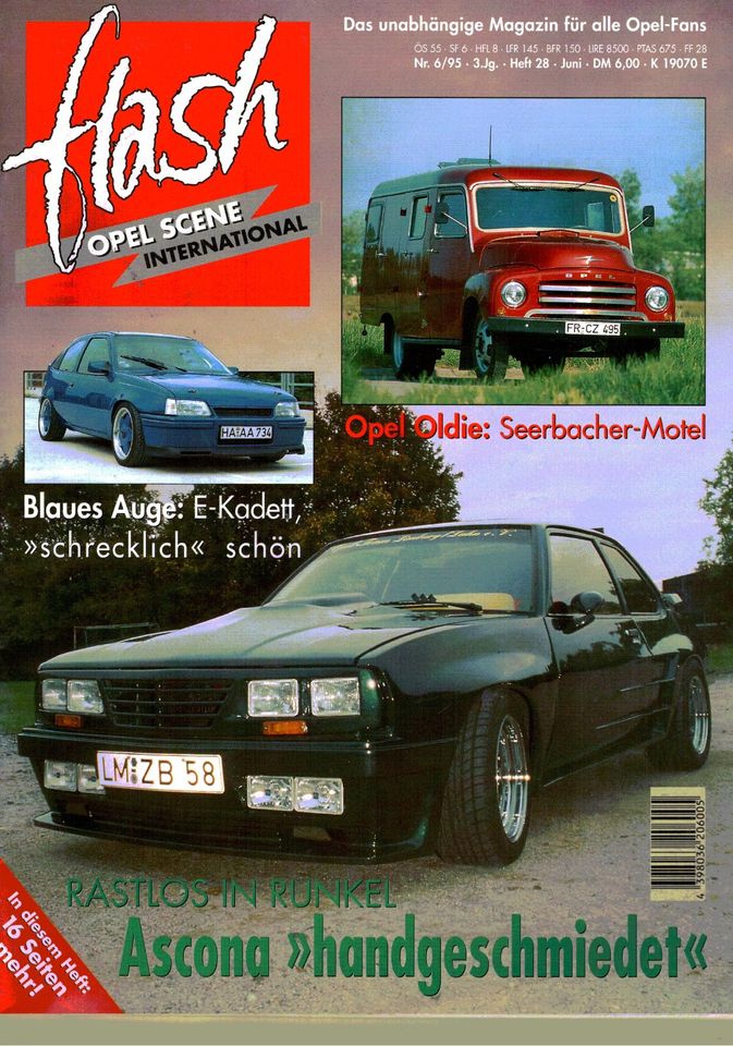 flash Opel Scene 6/95 in Solingen