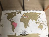 World map | Weltkarte zum Auskratzen von Goods+Gadgets Baden-Württemberg - Unlingen Vorschau