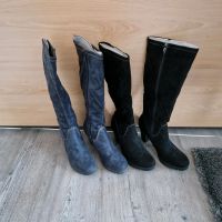 2 Tamaris Stiefel Gr. 41 dunkelblau/schwarz neu Hessen - Taunusstein Vorschau