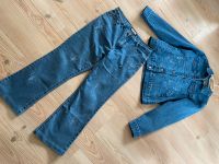 Wolf Blat Jeanshose + Jacke neu blau 38 40 Strass Schmetterling Bad Doberan - Landkreis - Sanitz Vorschau