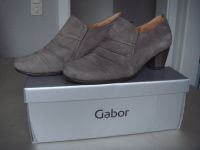 Gabor Schuhe Pumps Gr. 5 1/2 Nubuk Soft Fumo Graubeige neuwertig Hessen - Seligenstadt Vorschau