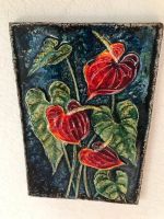 Keramik Wandbild. Lilien. BxH 28×40 cm. Unikat. Niedersachsen - Nordenham Vorschau