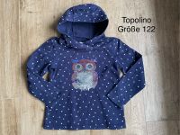 Hoodie Topolino blau Glitzereule 122 Brandenburg - Prenzlau Vorschau