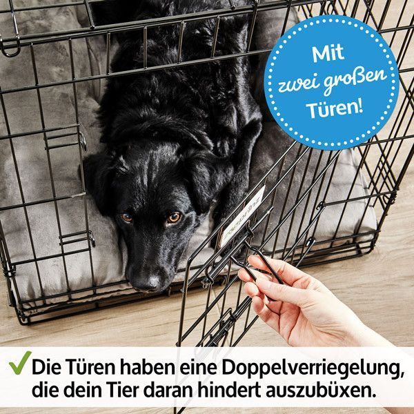 Hundetransportbox Hundegitterbox Hundekäfig L  !! Bitte Lesen !! in Ostbevern
