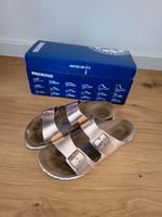 *w Neu* Birkenstock Metallic Gr. 39 Bronze Schuhe Nordrhein-Westfalen - Hürth Vorschau