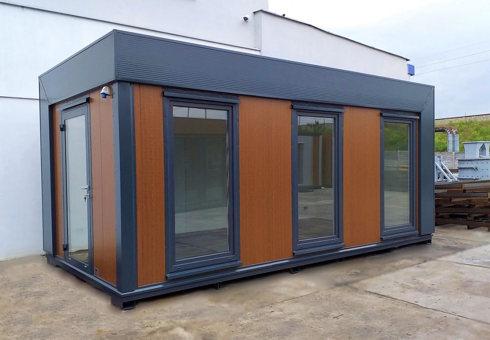 Bürocontainer Container Gartenhaus 6x3m mit Lieferung kostenlos in