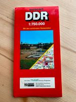 eurocart DDR 1:750000 Landkarte mit Reisezielen Berlin - Charlottenburg Vorschau