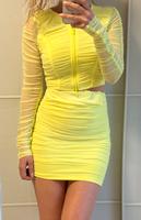 Fashionnova zwei Teiler rock Jacke mesh Netz Meshki Hessen - Fulda Vorschau