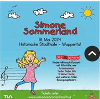 Gesucht! !Simone Sommerland Konzert, Wuppertal Nordrhein-Westfalen - Sprockhövel Vorschau
