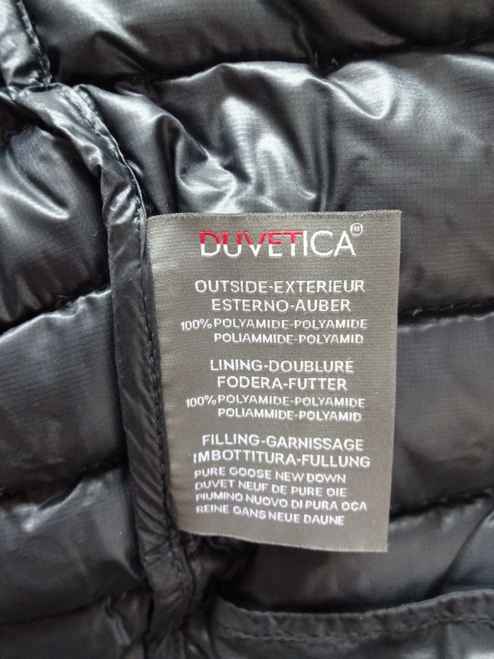 DUVETICA Winterjacke Parka Daunen Pelz schwarz 44 S M in Mühlhausen