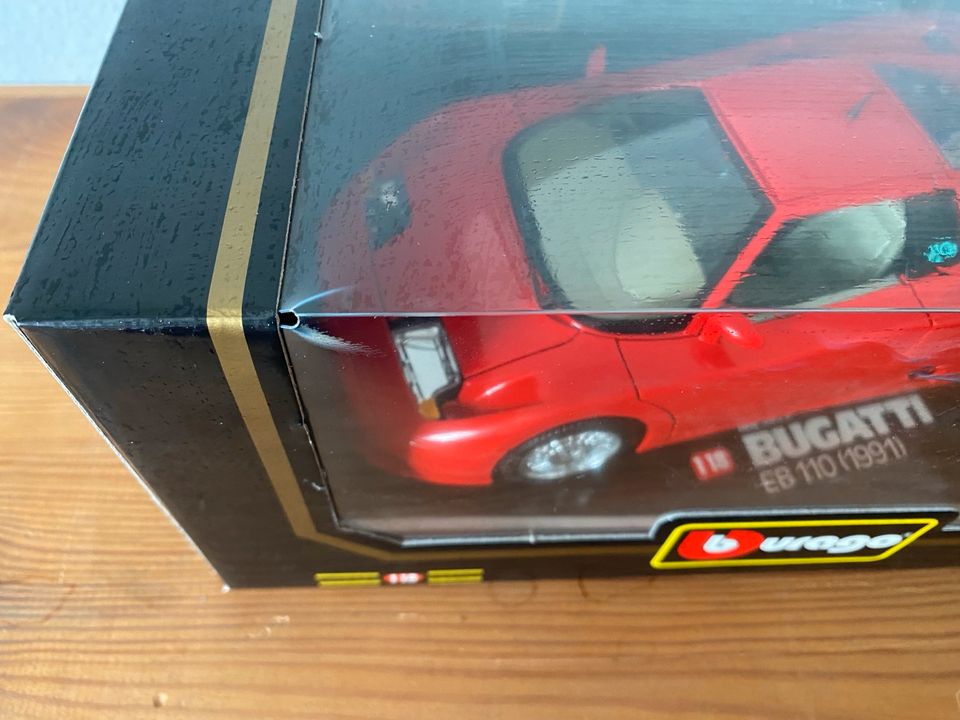 Bburago  bugatti EB 110 (1991) rot 1:18 neu in Neunkirchen a. Brand