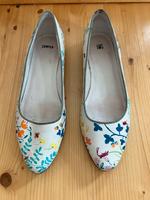 Camper Ballerina, Ballerina, Lederballerina mit Stickerei, Gr 40 Bayern - Aschaffenburg Vorschau