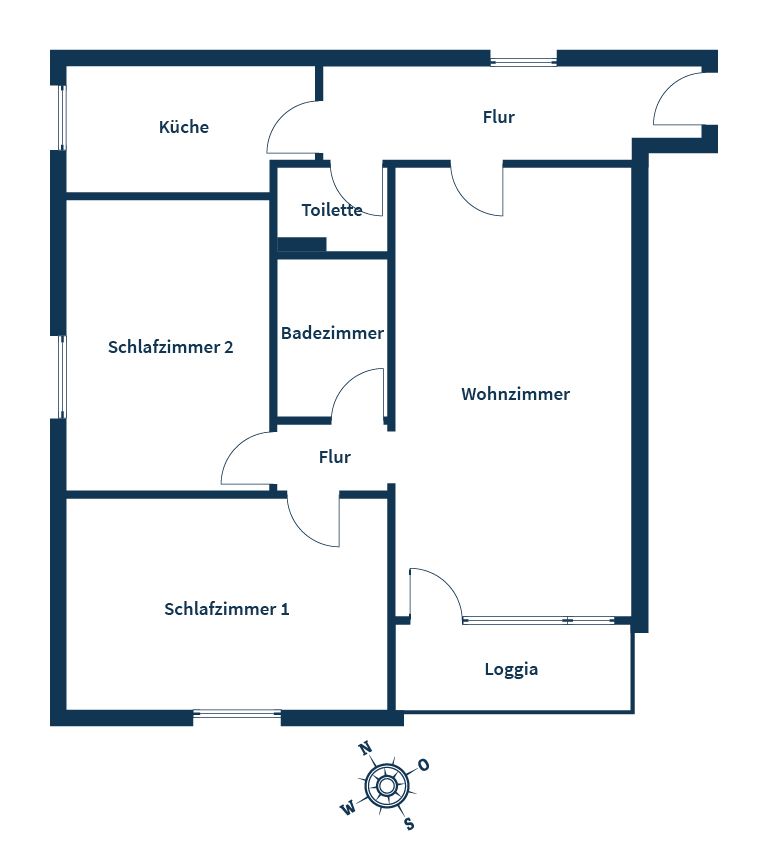 3-Zimmer-Wohnung mit Loggia in familienfreundlicher Umgebung in Bergheim-Kenten in Bergheim